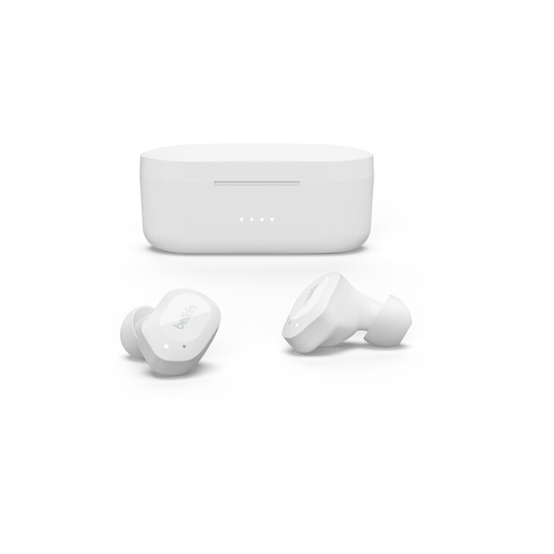 Belkin SOUNDFORM Play True Wireless In-Ear Headphones - White in Qatar Belkin SOUNDFORM Play True Wireless In-Ear Headphones - White in Qatar